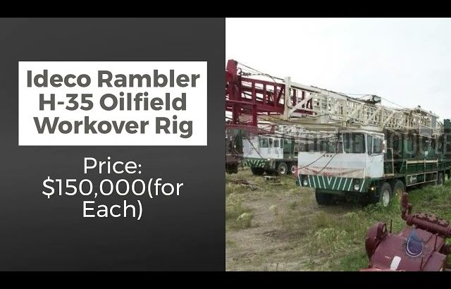 【大損する人の特徴】Ideco Rambler H-35 Oilfield Workover Rig in Good Condition | Canada